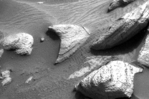 نماد پیشتازان فضا در مریخ دیده شد