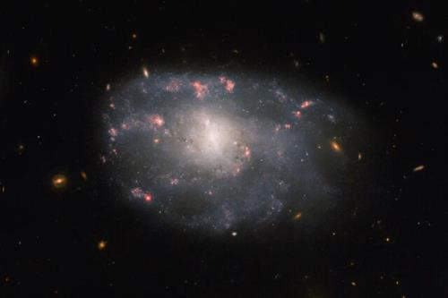 کهکشانی که میزبان یک انفجار ستاره ای بوده است