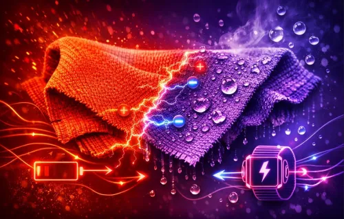 لباسی که از تعریق بدن برق تولید می کند